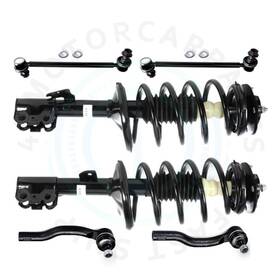 4umotor 172237 172236 6pc Fit For 2005-10 Toyota Sienna Fwd 7 Passenger Front Struts Assembly Sway Bar