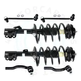 172236 4umotor 172237 6pc Fit For 2005-10 Toyota Sienna Fwd 7 Passenger Front Struts Assembly Sway Bar
