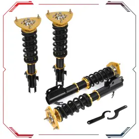 Ac11900801y A-carparts Coilover Suspenion Strut Shock Absorbers For 02-07 Subaru Impreza Adj. Height
