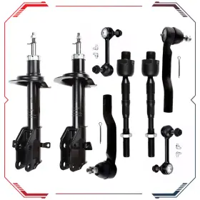 Ac841570s01 A-carparts Front Struts And Sway Bar Tierods Kits For 2007-2010 Ford Edge Lincoln Mkx Fwd