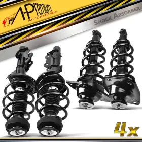 172913 A-premium 4x Complete Strut Coil Spring Assembly Front And Rear For Chevrolet Camaro 2013-15