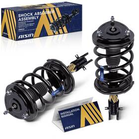 Aisin Sakhy-01002 Pair Front Strut And Coil Spring Assembly For Hyundai Santa Fe 2007-2009
