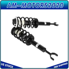 Ao13255401s Amortors 2 Pcs For 2000-2004 Audi A6 Front Complete Struts Shocks With Coil Springs New
