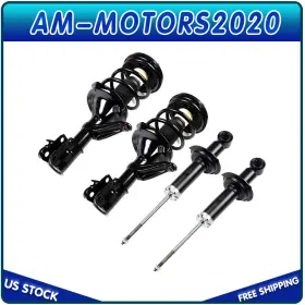 Ao83464901s Amortors 4 Pcs For 2002-2006 Honda Cr-v Front Rear Complete Struts Shocks With Coil Springs