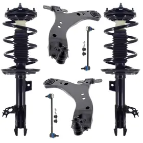 1334597l Apm Front Complete Struts Lower Control Arms And Links Fits Toyota Sienna Xse 21-25