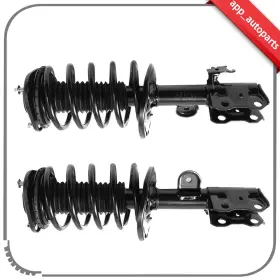 App11733701s App Autoparts Complete Front Pair Shocks Struts With Springs Mounts For 2010-2015 Toyota Prius