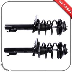 App Autoparts App80817901s Complete Front Pair Shocks Springs Struts Assemblies For 2006 2007 Ford Focus