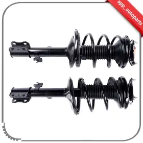 App80824901s App Autoparts Complete Quick Front Pair Struts For 2000-2005 Toyota Rav4 4wd Shocks With Springs