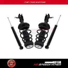 Asf834694r01 Asspeedfather Fits 2012-2015 Chevrolet Volt Front Complete Struts And Rear Shocks Absorber Kits