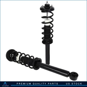 Aup11936401s Asucarparts For 2004-08 Acura Tsx Rear Pair Complete Shocks And Struts With Spring Assemblies 2