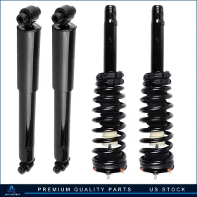 Aup81859601s Asucarparts Front Strut Spring Assembly Rear Shock Absorber For 2010-2011 Mercury Milan 2.5l
