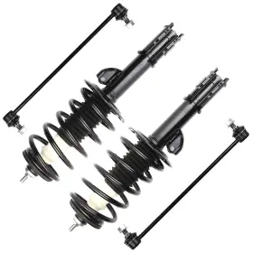 Aup82012201s Asucarparts 4pcs Front Complete Struts And Sway Bars Suspension For 2012-2015 Toyota Prius C