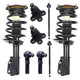 Aup82375901s Asucarparts For 2000-05 Buick Cadillac Pontiac Front Quick Complete Strut Ball Joint Tie Rod