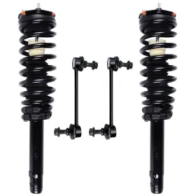 Aup82380501s Asucarparts Front Suspension And Strut With Sway Bar Links For 2010-2011 Mercury Milan Fusion