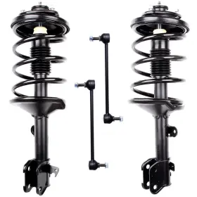 Aup82402301s Asucarparts Front Struts Assembly Coil Spring Sway Bar Link Fits 1999-2003 Honda Odyssey