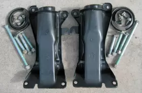 8d0512341 Audi A4 S4 B5 Quattro Rear Upper Shock Strut Spring Mount Brackets Pair Oem L&r