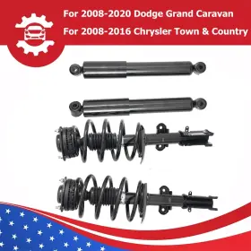 10105-4 Auimsoco Front Struts Rear Shocks For 2008-2014 2015 2016 Chrysler Town And Country