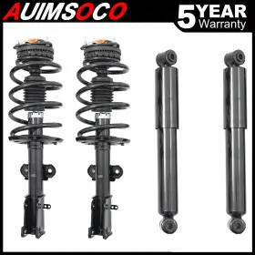 18m141119202121yl0826 Auimsoco Front Rear Shock Sturt Absorbers 4x For Dodge Grand Caravan 2008 2009-2020