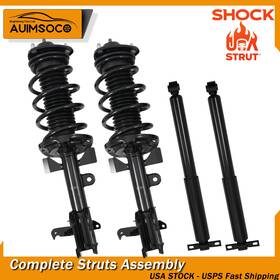 Auimsoco 4-11907-250050-001-1 Set Of 4 Shocks Front Rear Suspension 437316 1333569 For Honda Odyssey 2011-2017