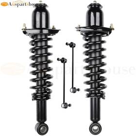 Auspartshouse 12436643 Rear Complete Struts And Sway Bar Links For 03-08 Toyota Corolla Matrix Fwd