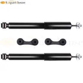 12456294 Auspartshouse Rear Shocks Struts Sway Bar Link For 04-2012 Chevrolet Malibu 05-2010 Pontiac G6