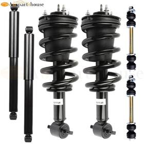 Auspartshouse 12595960 Front Rear Shock Absorber Strut And Sway Bars For 14-18 Chevrolet Silverado 1500