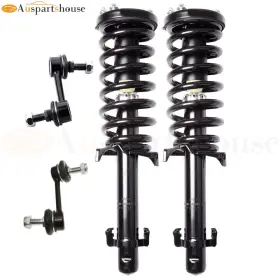 12595961 Auspartshouse Front Shocks Struts Sway Bar For 2008-2012 Honda Accord 2.4l L4 Only
