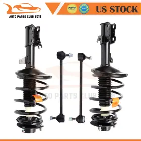 Autopartsclub2018 Ap819910a1c18 4pc Front Quick Strut With Coil Spring And Sway Bar Link For 99 -2003 Toyota Solara