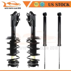 Autopartsclub2018 Ap822782a1c18 Set Of 4 Front Quick Complete Ready Strut Rear Shocks For Honda Civic Acura Csx