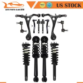 Autopartsclub2018 Ap844483c01 Front Strut Rear Shock With Spring Control Arm Tierod Sway Bars For 04-08 Acura Tsx