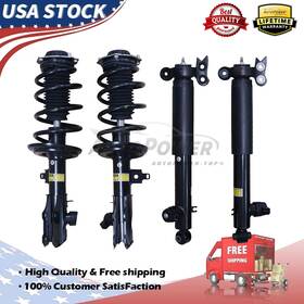 Autopower D403966 4pcs Front And Rear Shock Struts Assys With Cdc Fit Cadillac Xt5 Gmc Acadia 2016-2020