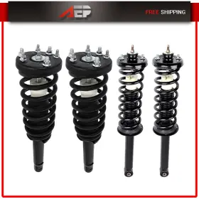 Ap84208301y Autopuppy Both 4 Complete Struts With Coil Springs For 2004 - 2008 Acura Tl Front And Rear