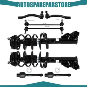 Aus844481s01 Autosparepartstore Front Struts Spring Sway Bar Links Tie Rods For 2013 2014 2015 Honda Civic No Si