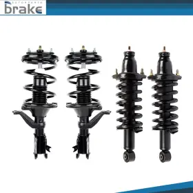 Bro800416tr Bator 4pcs Complete Struts Assembly Shocks Kits Front Rear For 2001-2005 Honda Civic