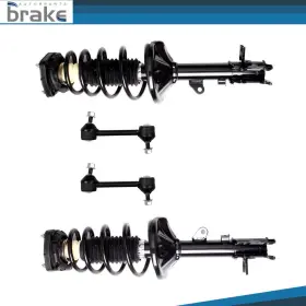 Bro820006tr Bator 4pcs Rear Complete Struts Sway Bar Links Kit For 2001-2006 Hyundai Elantra