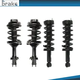 Bro822780tr Bator Complete Struts Coil Springs With Mount Shock Set X 4 For Subaru Legacy 2005-2009