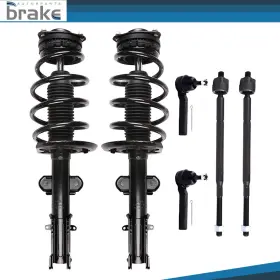 Bro841601tr Bator For 2008-2018 Dodge Grand Caravan Front Struts Assembly Tie Rods Sway Bar