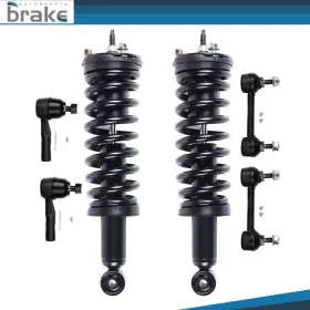 Bro841619tr Bator For Chevy Colorado Canyon 2wd Front Quick Struts Sway Bar Kit Outer Tie Rods