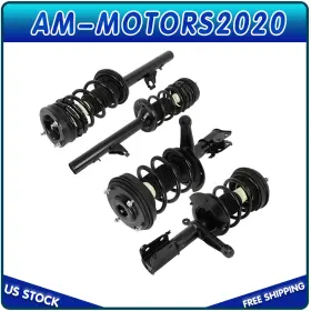 Bro847632tr Bator Fits 1999-2004 Chrysler 300m Dodge Intrepid Front Rear Complete Struts Springs
