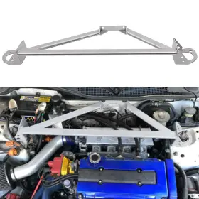2r3wj1 Bfo Strut Bar Brace 3 Points Replace For Honda Crx Del Sol 1992-1997 Steel Stability
