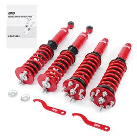 Bfo 5tfikz Coilover Suspension Kit Adjustable Shocks For Honda Accord 03-07 Acura Tl 04-08