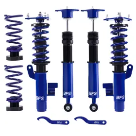 C9qftb Bfo Full Coilovers Shocks Springs Kit For Mazda 3 2004-2013 Adj. Height