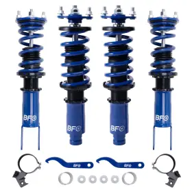 Fukps4 Bfo Coilovers Lowering Kit For Honda Civic 92-00 Acura Integra 94-01 Adj. Height