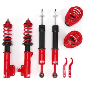 Iosu1a Bfo Adjustable Coilover Shock Strut Springs Kit For Honda Fit Ge 09-14