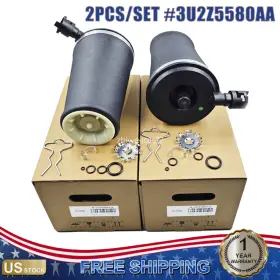 3u2z5580aa Bfo Wzuq43 New 2x Rear Air Suspension Spring Bags For 1989-2010 Mercury Lincoln