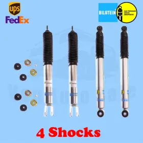 L13232 Bilstein B8 5100 4-6 Inch Fr And 2 Rear Lift Shocks For Chevy Silverado 02 Kit 4 4wd