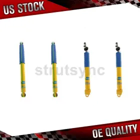 Stsc250613022939 Bilstein Front Rear Shocks Fits 2011-2019 Chevy Silverado 2500 Hd 3500