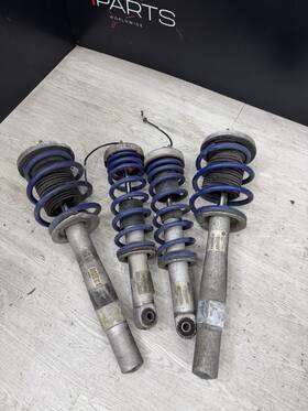 Bmw 2283992 E63 M6 06-10 Edc Shock Strut Hr Lowering Spring Set Complete 66k Miles