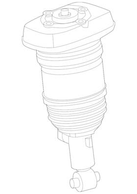 Bmw 37-10-5-a49-dd4 Genuine Strut Assembly