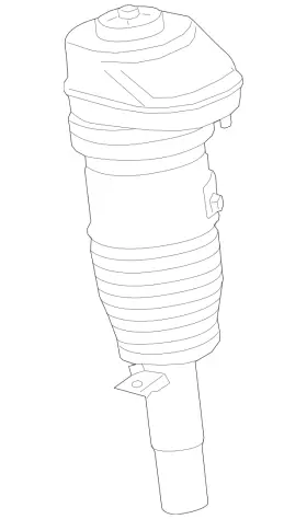 37-10-5-b69-e20 Bmw Genuine Air Spring Strut Front Righ 313511